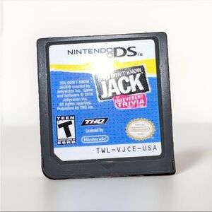 Nintendo DS You Don't Know Jack Game - Black and Blue
